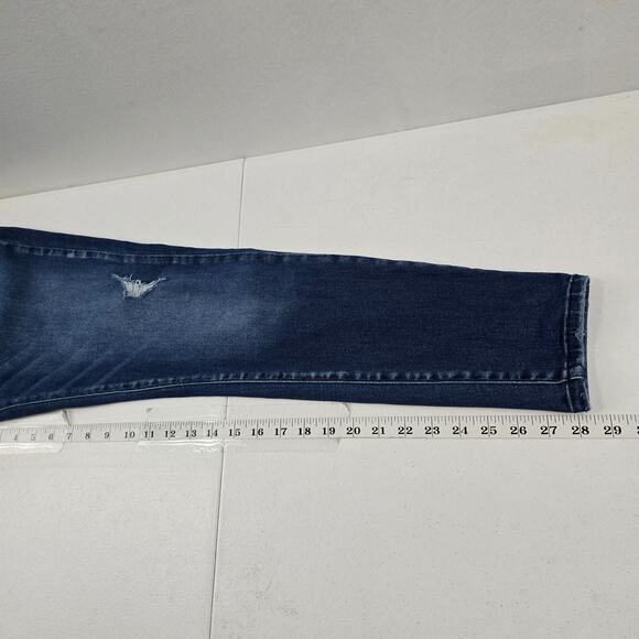 Kancan high rise medium distressed jeans blue 29 denim womens 5332 skinny - Picture 6 of 11